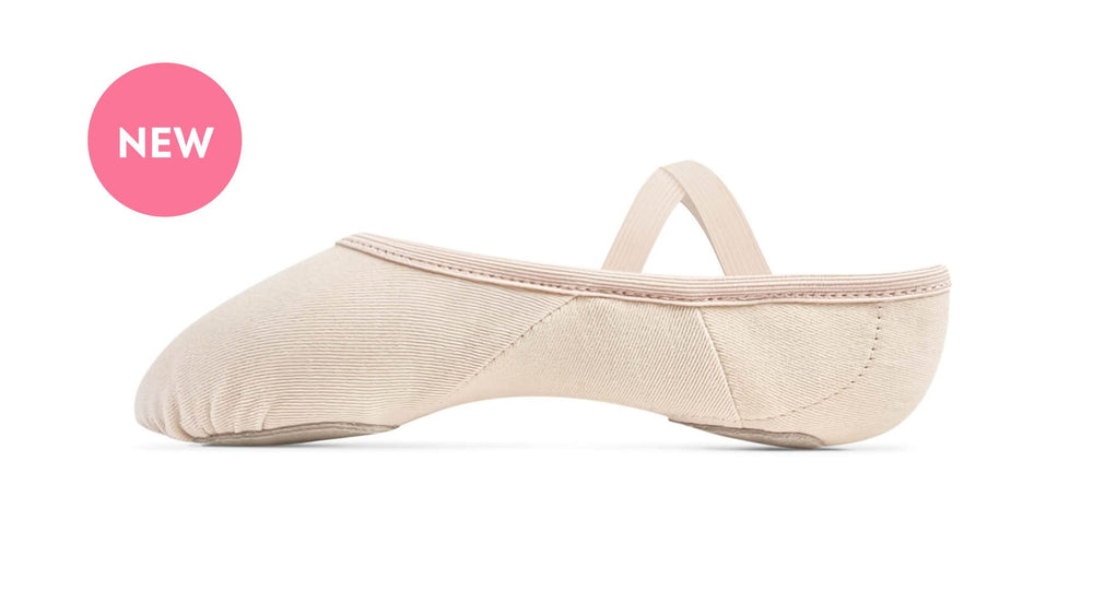 MDM - ILARA Ballet Shoe Adults / Split-sole / Canvas / Pink