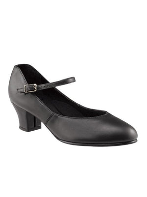 CAPEZIO - Leather Jr Footlight 1.5" Heel Adults / Ankle Strap