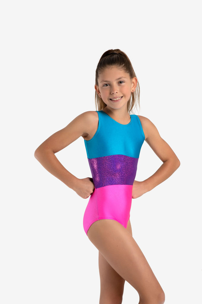 
            
                Load image into Gallery viewer, CAPEZIO - 3 Panel Tank Leotard Childrens / Level Up
            
        