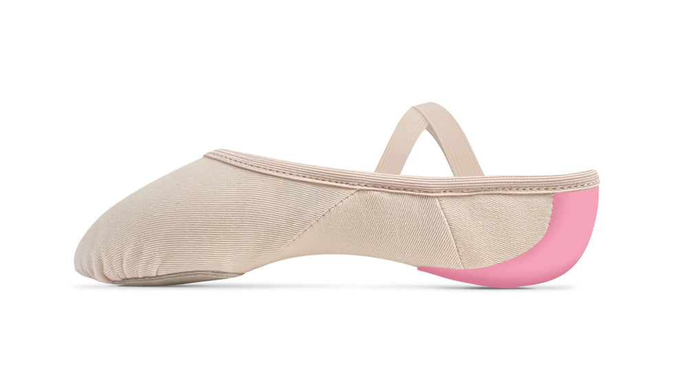 MDM - ILARA Ballet Shoe Childrens / Split-sole / Canvas / Pink