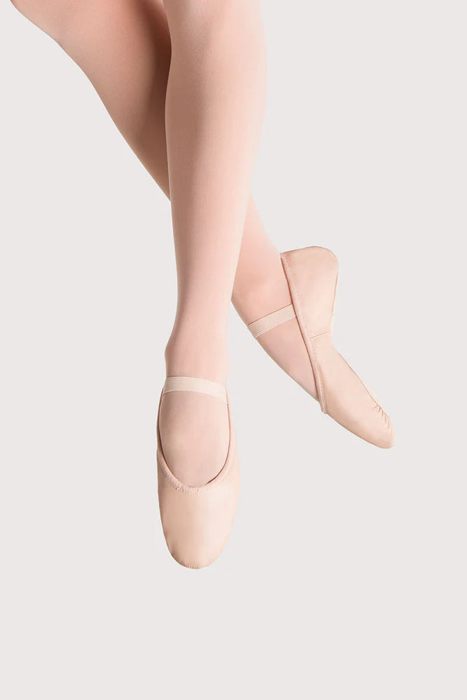BLOCH - Dansoft Ballet Shoe Childrens / Full Sole / Leather / Pink