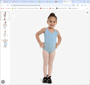 CAPEZIO - Bliss Leotard Childrens / Cloud Nine