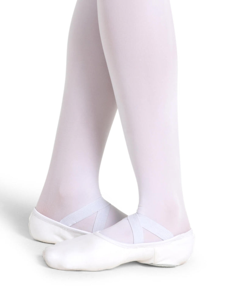 CAPEZIO - Hanami Ballet Shoe Childrens / Split Sole / Canvas / White