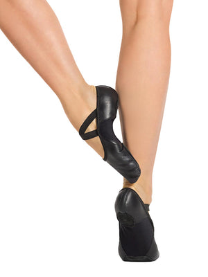 CAPEZIO - Hanami Ballet Shoe Adults / Split Sole / Leather / Black
