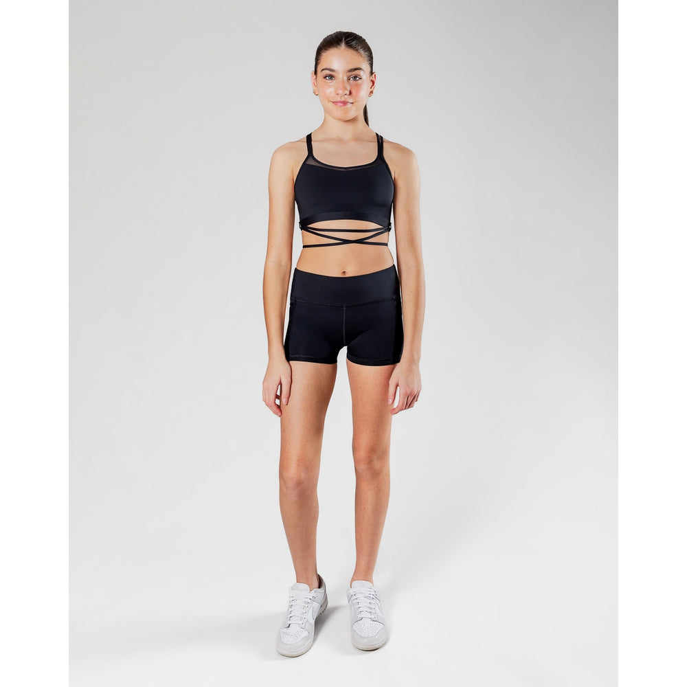 ENERGETIKS - Roxy Mesh Crop Top Childrens / Watermelon Spritz