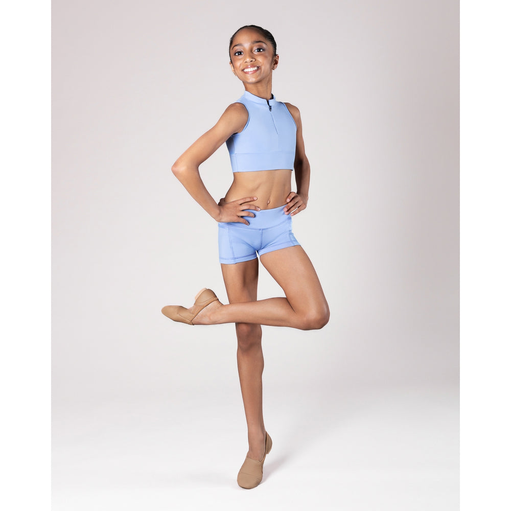 ENERGETIKS - Kity Zip Crop Top Childrens / Mirage