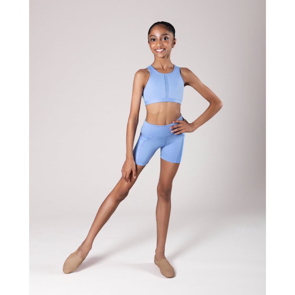 ENERGETIKS - Tate Pannelled Crop Top Childrens / Mirage