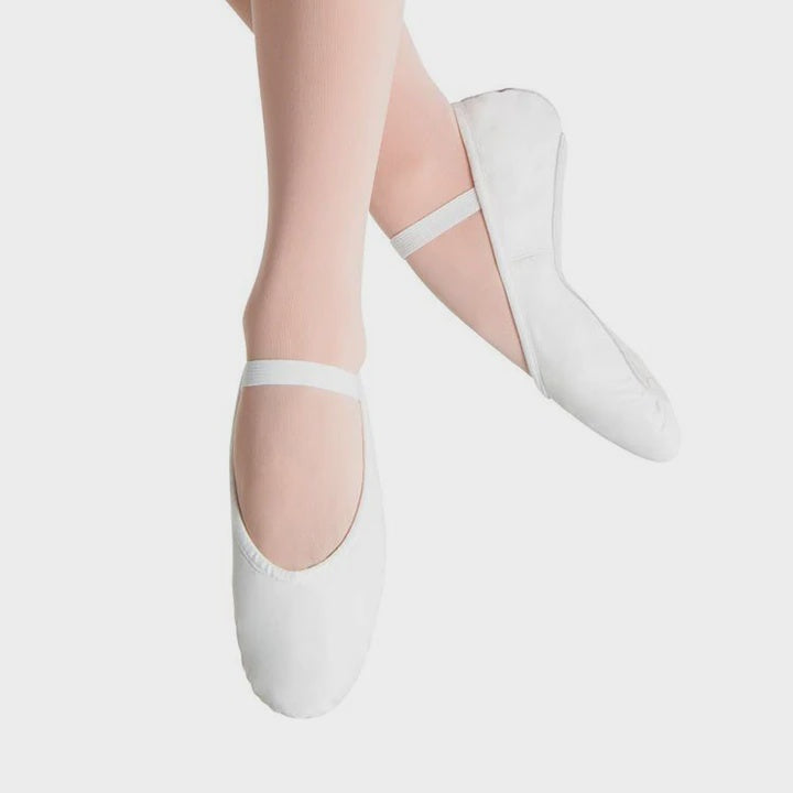 BLOCH - Prolite Ballet Shoe Adult / Full Sole / Leather/ White