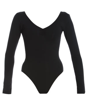 ENERGETIKS - Elizabeth Long Sleeve Gathered Leotard Adults