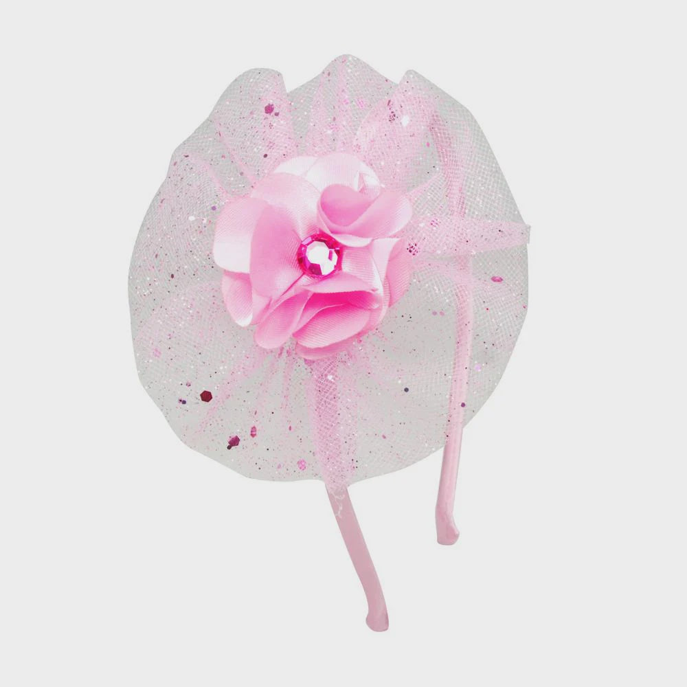 PINK POPPY - Flower Tutu Headband