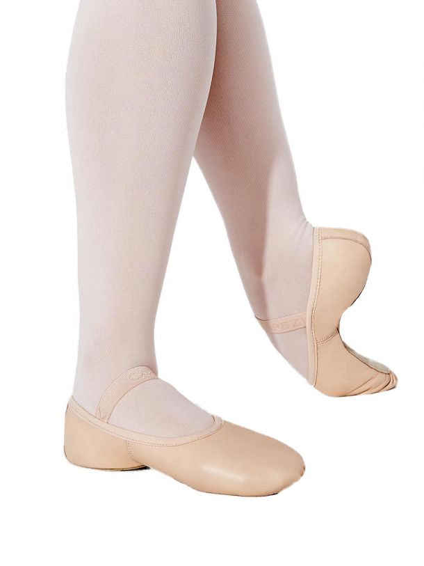 CAPEZIO - Lily Ballet Shoe Childrens / Full Sole / Leather / Ballet Pink