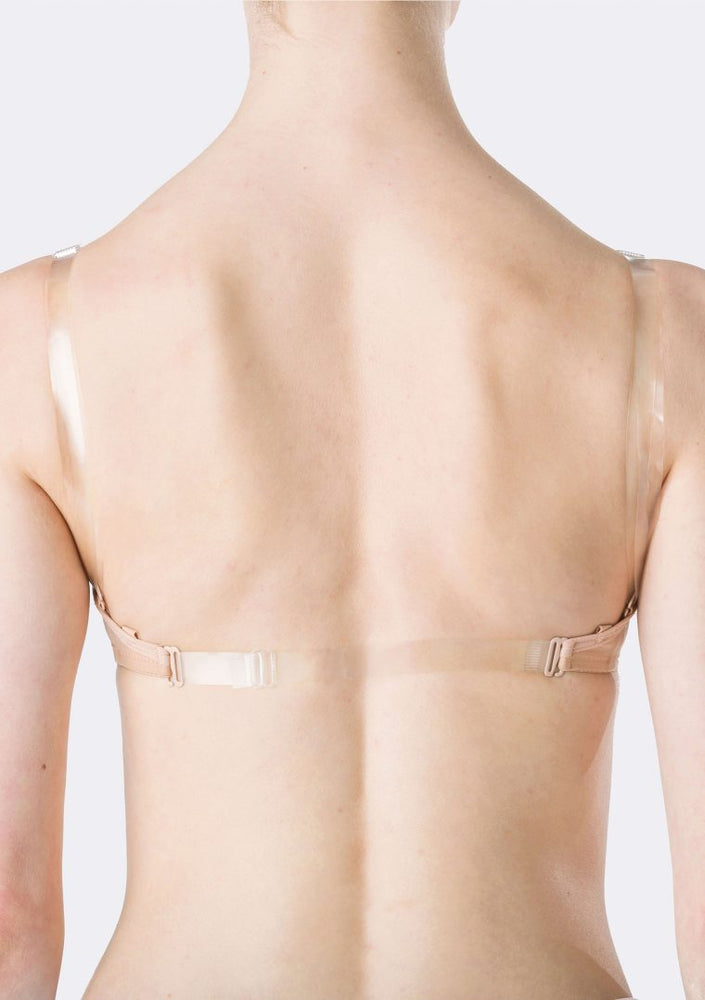 Clear Back Bra with Cups