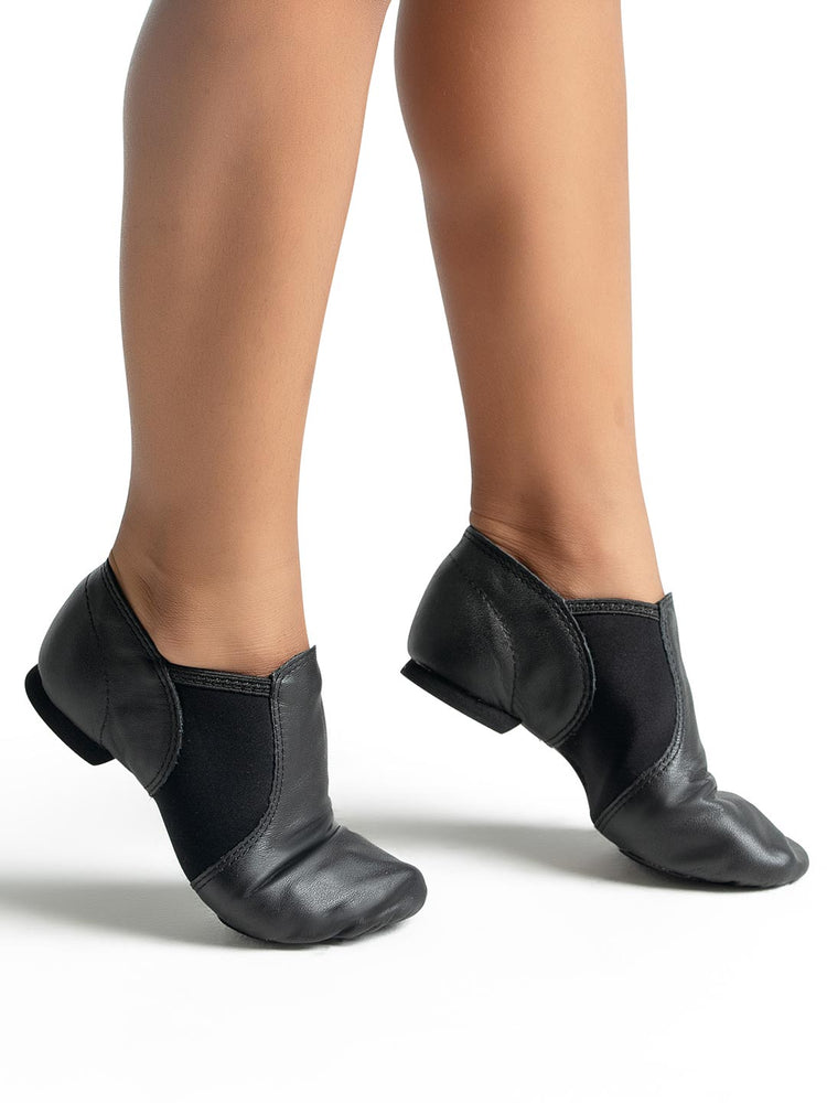CAPEZIO - E Series Jazz Shoe Adults  / Leather / Slip On