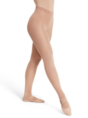 Capezio girls Hold & Stretch Footless Socks athletic dance tights